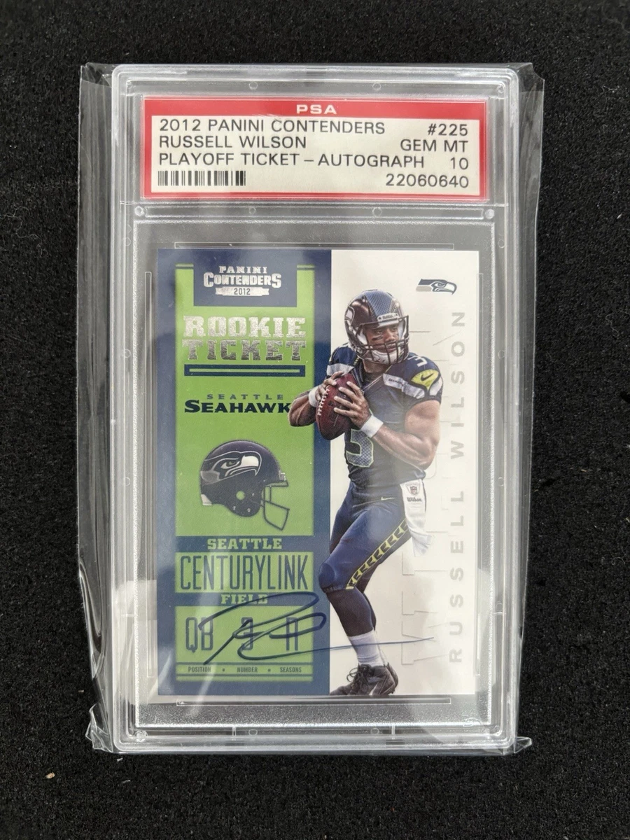 Russell Wilson Football Grade 10 Rookie Sports Trading Cards