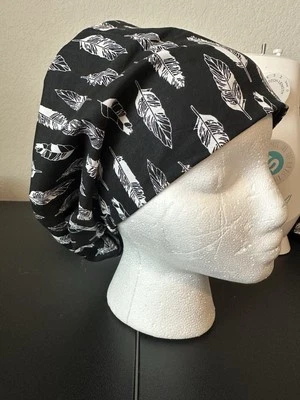 Satin-lined Euro Style Scrub Cap With Toggle For Adjustable Sizing - Image 1 of 4