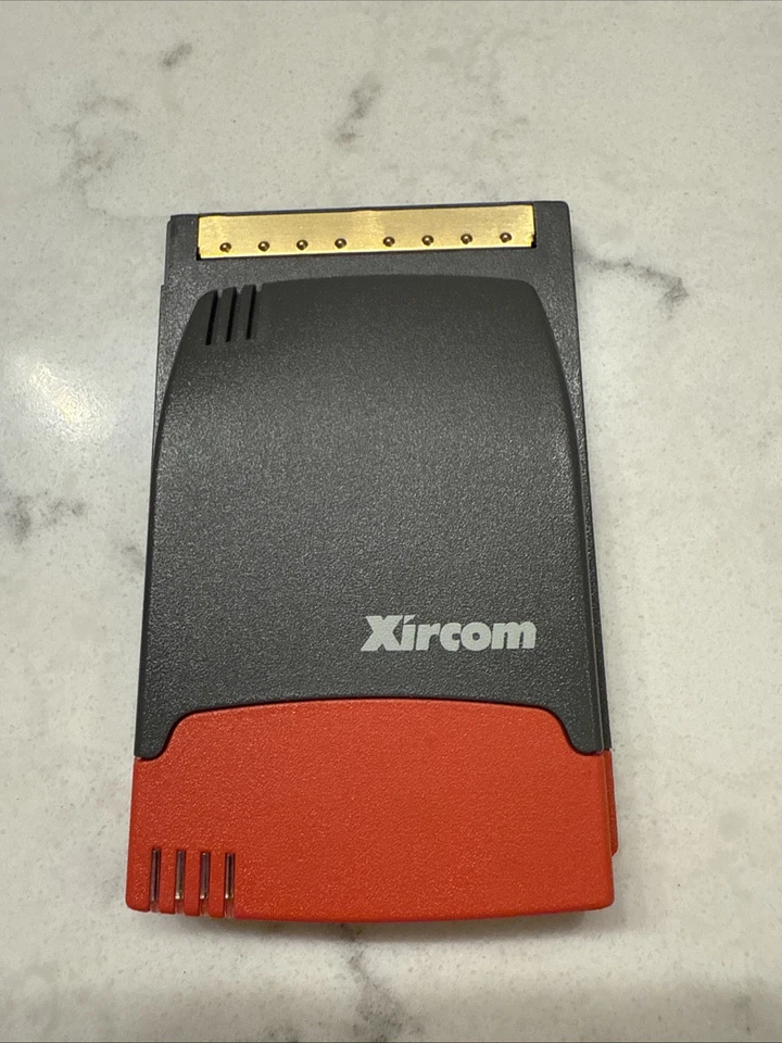 Xircom RBEM56G-100 RealPort CardBus Ethernet 10/100+ Modem 56K PCMCIA Card - Image 1 of 2