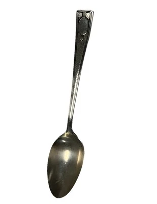 Antigua cucharadita Wallace de plata esterlina cartago 5 1/2" sin monograma de plata Foto 1 de 4