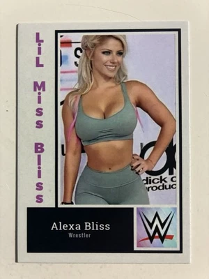 ALEXA BLISS WWE Raw Diva WRESTLING Custom ACEO Rookie Trading Card RC Sexy Goth - Image 1 of 2