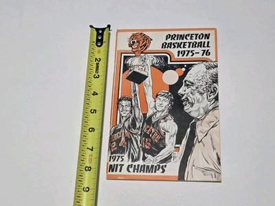 Vintage Basketball Program NCAA Bracket Souvenir Princeton 1975-76 NIT Champs VG - Image 1 of 4