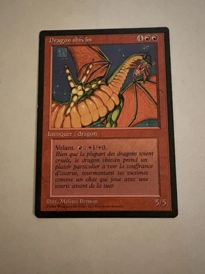 Shivan Dragon - Revised Foreign Black Border (French) MTG - Image 1 of 4