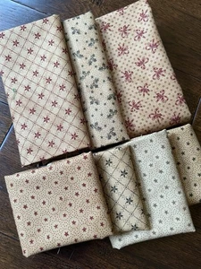 MODA Seasonal Little Gatherings Primitive Gatherings Over 1.25 Yards Total -VTG - Picture 1 of 7