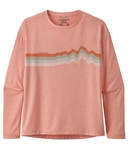 Patagonia orange Long Sleeve Tee for Casual Wear big girls SIZE 12 - Picture 1 of 8