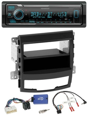 Kenwood Bluetooth Lenkrad DAB USB Autoradio für SsangYong Korando CK 10-13 Telef - Bild 1 von 4