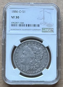 1886 O 1 $ NGC ss 30 1886-O Morgan Silver Dollar - Bild 1 von 2