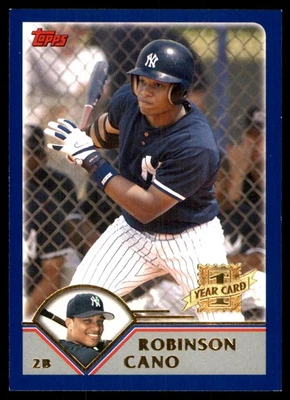 Robinson Cano 2003 Topps Traded & Rookies #T200 Yankees MLB LEIA FRETE GRÁTIS - Imagem 1 de 2