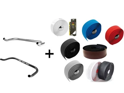 Bullhorn Triathlon Fixie Singlespeed Fahrrad Lenker mit Lenkerband Tape Band - Bild 1 von 4