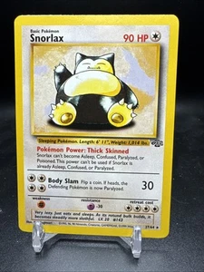 Vintage Pokemon Card 27/64 Snorlax Rare - Picture 1 of 3