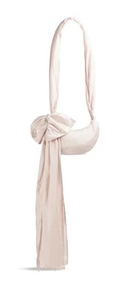 Bolso con lazo de nailon suave rosa Valentino rojo, bolso de hombro, bandolera, cartera Foto 1 de 4