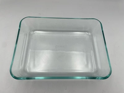 Pyrex 7210 Clear Glass Baking Dish 3 Cup 7x5 Inch Rectangle Made in USA - Image 1 of 4