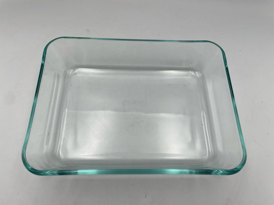 Pyrex 7210 Clear Glass Baking Dish 3 Cup 7x5 Inch Rectangle Made in USA - Image 1 of 4