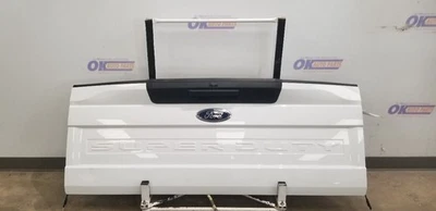 22 FORD F250 SUPER DUTY XL TAILGATE ASSEMBLY WHITE WITHOUT STEP Foto 1 de 4