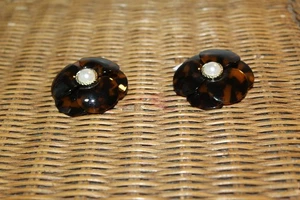 Pinzas para el cabello J.Crew flor tortuga. Juego de 2 - Imagen 1 de 7