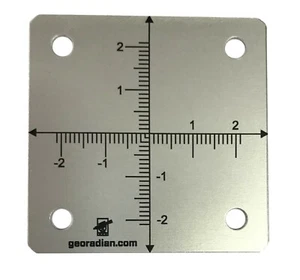 10pcs. Survey monitoring targets aluminium for total station, prism, georadian - Picture 1 of 2