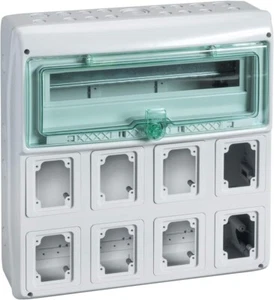 Schneider Electric 13157 Kaedra per spina e presa 8 aperture 1x18 moduli - Foto 1 di 1