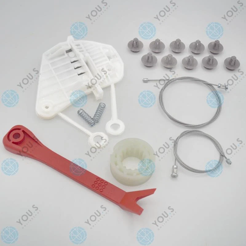 For Smart Fortwo Coupe Cabrio Window Regulator Repair Kit + Clips - Front Right - Image 1 of 1