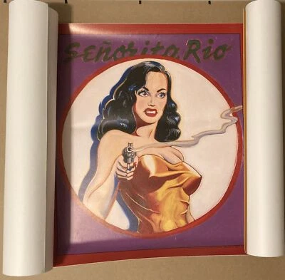 RARO: PINTURA CANÓNICA MEL RAMOS… ¡¡EN PEGATINA DE 18” X 18”!! POP + OLOR COCHE NUEVO Foto 1 de 4