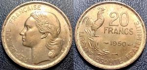France - 4th Republic - 20 Francs G. Guiraud 1950 4F Extremely fine! F.402/3 - Picture 1 of 1