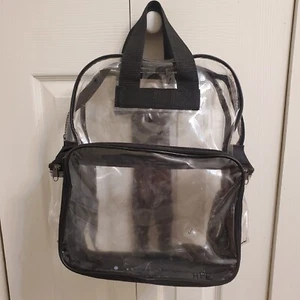 Transparent Backpack Heavy Duty Medium See-Through Backpack Waterproof... - Picture 1 of 7