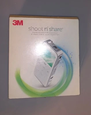 NEW 3M SHOOT N'SHARE CAMCORDER+PROJECTOR  - Image 1 of 3