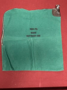 Large Green Money / Safe Bag with Keys Halsted USA - Picture 1 of 4