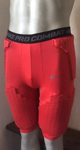 Nike Pro Combat Mens Padded Compression Shorts Red XXXL 3XL FAST FREE SHIPPING - Picture 1 of 12