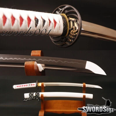 Функциональный меч самураев острое лезвие 30 дюймов закаленная глина T10 вакидзаси - Изображение 1 из 4