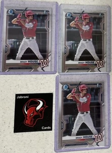 2021 Bowman Draft Chrome Prospects 1st Bowman Brady House Nationals #BDC-186 - Bild 1 von 2