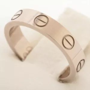 Cartier Mini Love Ring 750(WG) 3.7g 46 - Picture 1 of 3