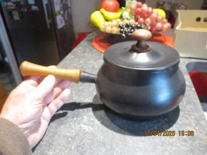 Petit Poêlon Casserole en Tôle à Fondue Idéal Poêle Feu de Cheminée ou Barbecue - Imagen 1 de 8