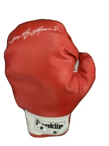 Guante de Boxeo Franklin Youth 1792 Sugar Ray Leonard Firme Raro De Colección IZQUIERDO - Imagen 1 de 7