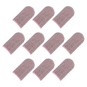 Mobile Doigt Manches, Doigt Pouce Manchette Rose, Anti-Transpiration Lot de 10 - Photo 1 sur 6