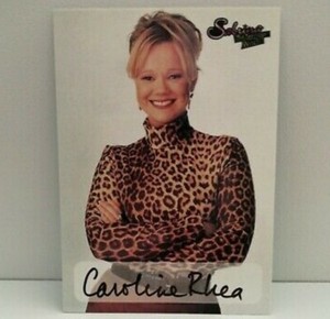 sabrina teenage witch Autograph Card  A-4 Caroline Rhea Aunt Hilda Signed