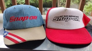 2 Vintage Snap-On Caps. K-PRODUCTS Denim MADE IN USA + "Get Your Nuts Off..!" - Bild 1 von 21