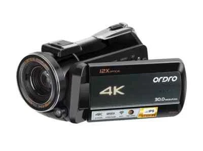 4K UHD Optical Zoom DV Camcorder with High-Resolution Video Recording - Image 1 of 4