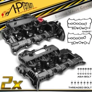 Left&Right Engine Valve Cover w/ Gasket for Land Rover Discovery LR4 Range Rover - Foto 1 di 8