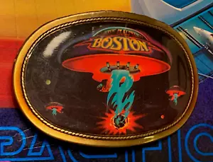 BOSTON SPACESHIP VINTAGE 1976 PACIFICA SAMMLERSTÜCK ROCK & ROLL GÜRTELSCHNALLE SCHÖN! - Bild 1 von 2