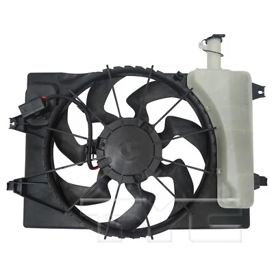 For 2017-2020 Hyundai Elantra 2.0L Dual Radiator and Condenser Fan Assembly TYC - Image 1 of 4
