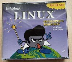 Linux Developer's Resource Infomagic ELVIS 6 CD Set Red Hat Slackware Kernel - Picture 1 of 5