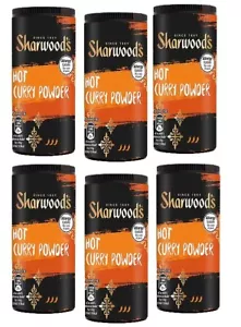6 x Sharwoods heißes Currypulver 102G - Bild 1 von 1