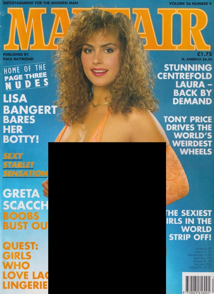 Mayfair vol.26 no.9 1991 - adult glamour magazine - Image 1 of 1