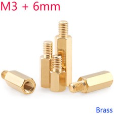 M3 Hex Brass Spacer Screw PC Case Motherboard Standoff Riser Female-Male Screws