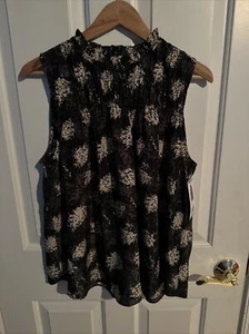 Joie Gray Sleeveless Top Women Size Large New With Tags - Picture 1 of 5