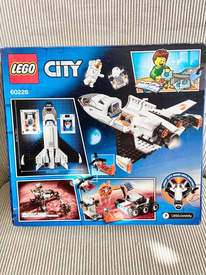 LEGO City Space Mars Research Shuttle 60226 Space Shuttle Toy Building Kit with - Image 1 of 1