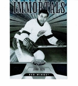 2011-12 zertifizierte Immortals Folie Johnny Bucyk #163 Red Wings Bruins HOF - Bild 1 von 2