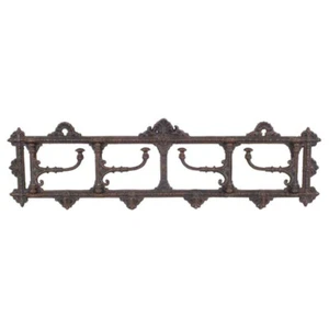 Abrigo plegable de hierro fundido estilo victoriano gancho adornado accesorios para el hogar decoración - Imagen 1 de 3