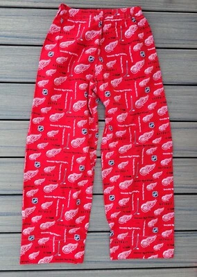 Detroit Red Wings NHL Youth (10-12) hockey Pajama pants, PJ, Lounge Pants, Red - Image 1 of 4