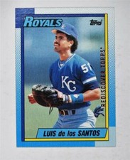 2017 Topps Rediscover Stamped Buyback 1990 #452 Luis de los Santos